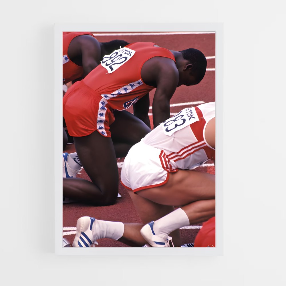 Poster Sur la Ligne de Départ – affiche Athlétisme (vue 3)